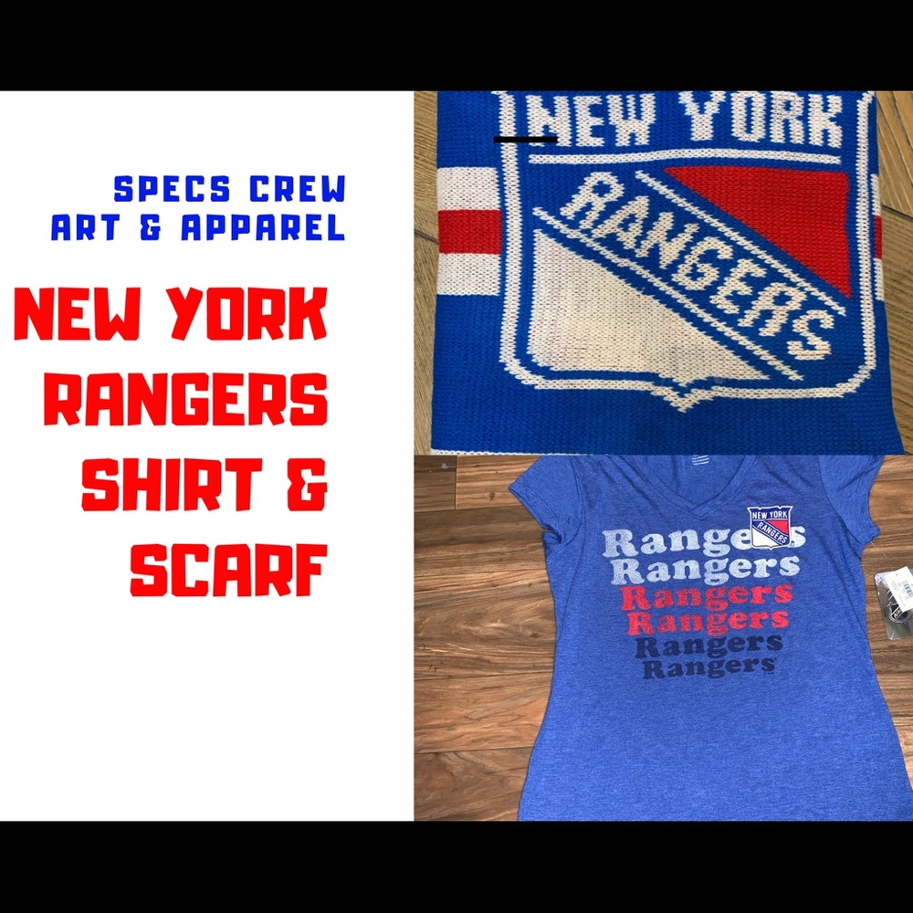 New York Rangers women’s t-shirt & scarf